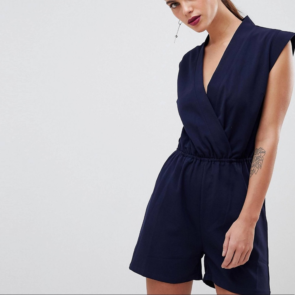 Y.A.S. tailored wrap romper